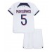 Paris Saint-Germain Marquinhos #5 Babykleding Uitshirt Kinderen 2023-24 Korte Mouwen (+ korte broeken)